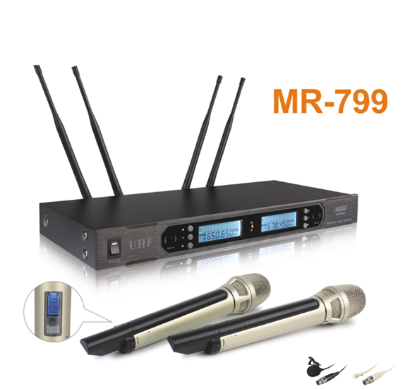 MR-799 真分集一拖二会议 无线话筒
