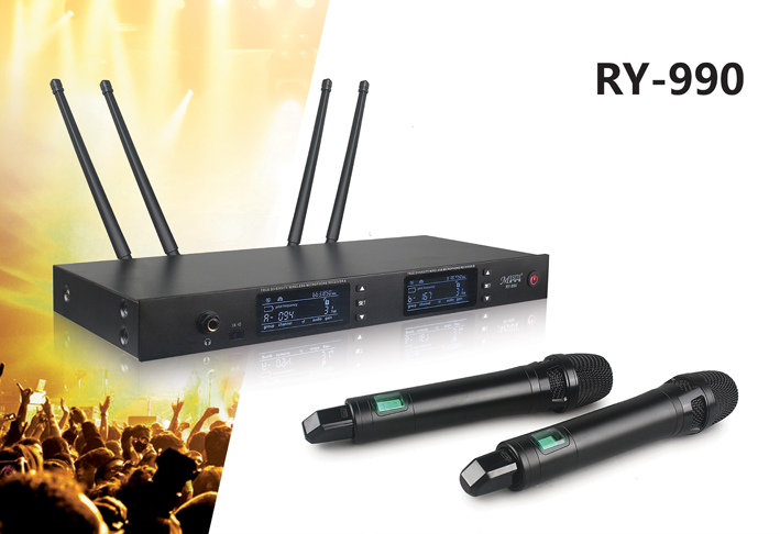 RY-990 真分集一拖二会议 无线会议话筒