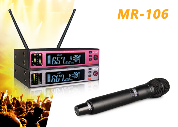 MR-106真分集一拖一手持 无线话筒