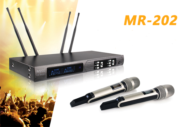 MR-202真分集一拖二手持 无线话筒
